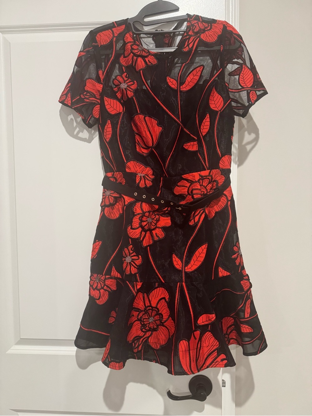 Milly Rosie Grand Fleur Embroidered Dress
